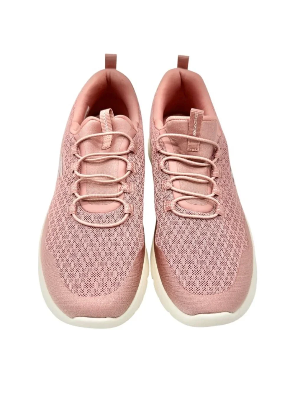 Skechers Memory Foam Slip On Sneakers Womens US 7 Pink Lightweight Comfort Shoes